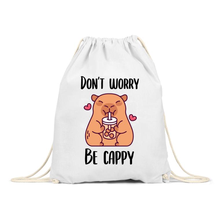 Don't worry be cappy - Drawstring Bag