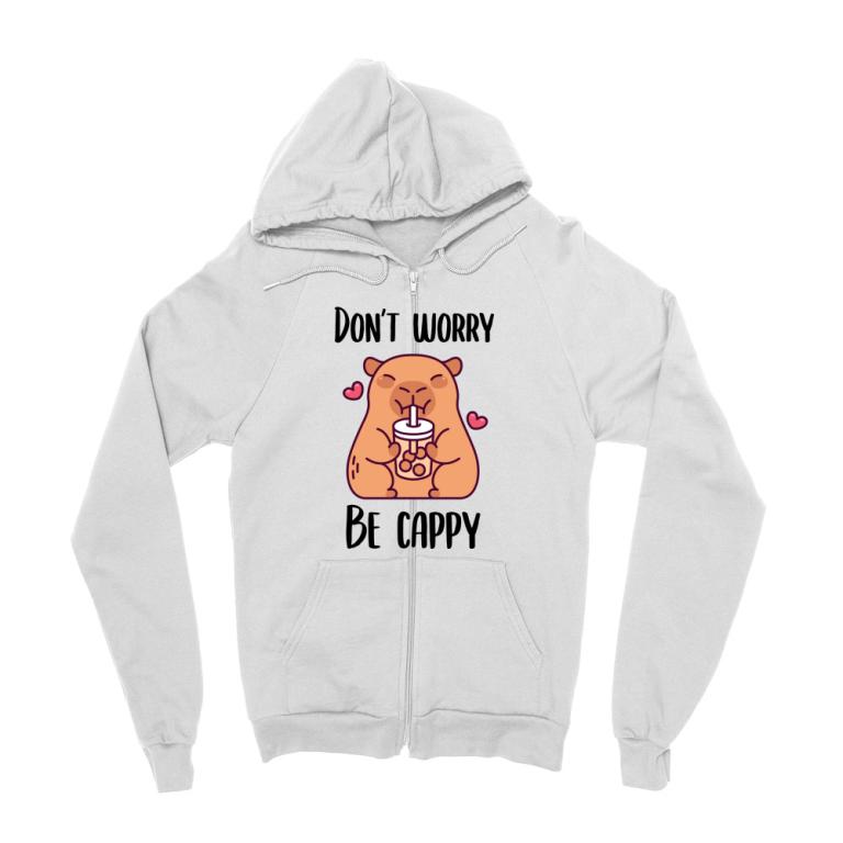 Don't worry be cappy - Zip Up Hoodie