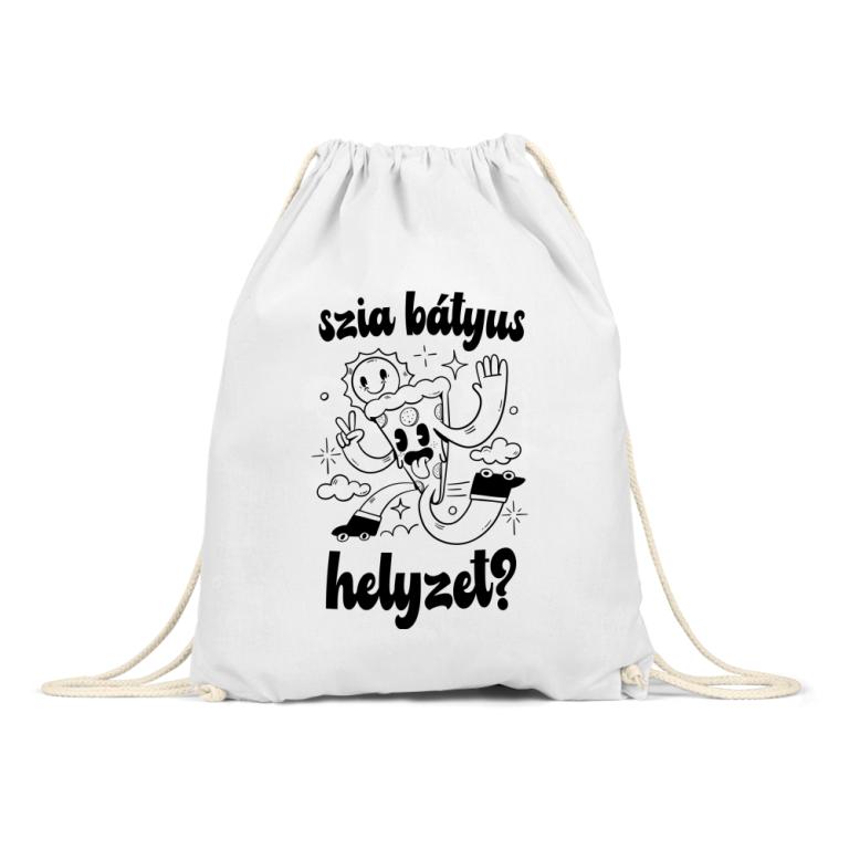 Szia bátyus, pizza - Tornazsák