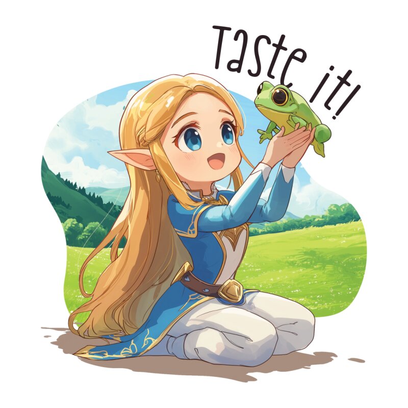 Princess Zelda - Frog