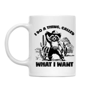 I do a thing - Raccoon - Mug