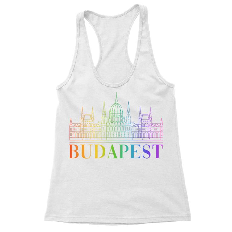 Budapest - Parlament rainbow - Tricou pentru femei