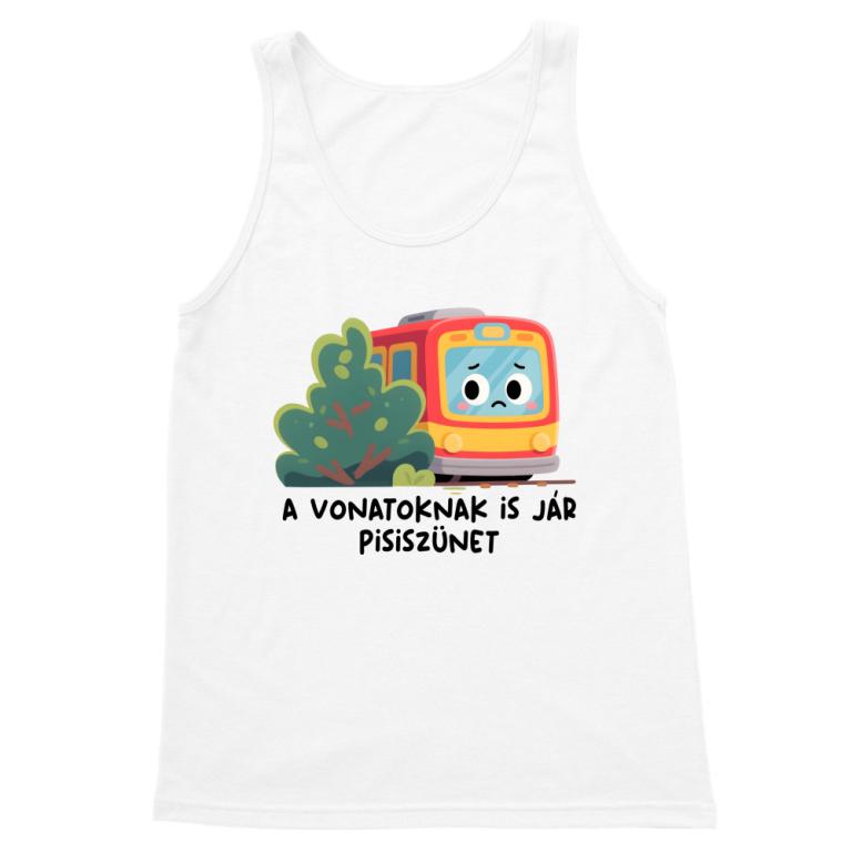 Vonatoknak is jár pisiszünet - Férfi Trikó