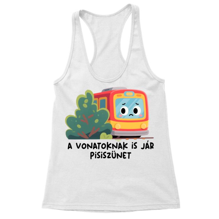 Vonatoknak is jár pisiszünet - Női Trikó