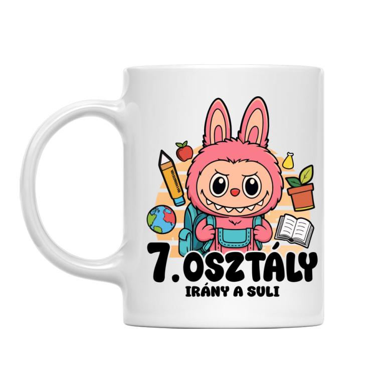 Hetedik osztályos lettem Labubu iskolakezdés - Bögre