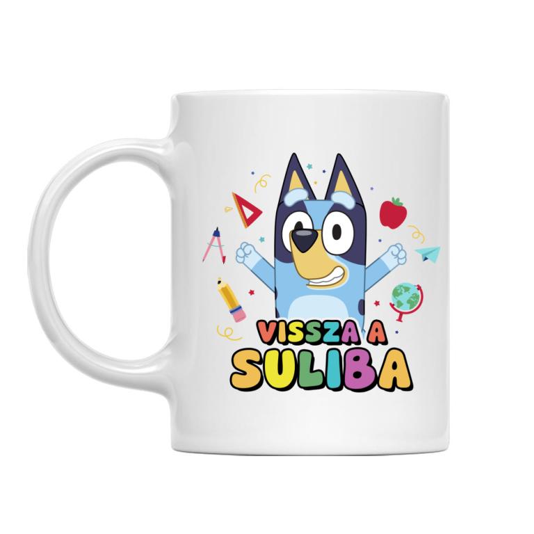 Vissza a suliba Bluey - Bögre