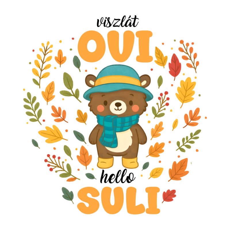 Viszlát ovi, hello suli macis iskolakezdés