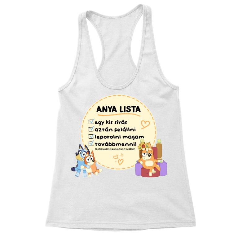 Anya lista Bluey kiadás - Női Trikó