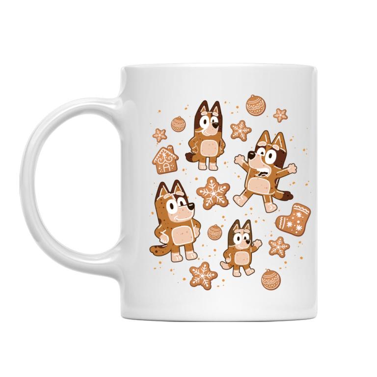 Gingerbread Bluey family