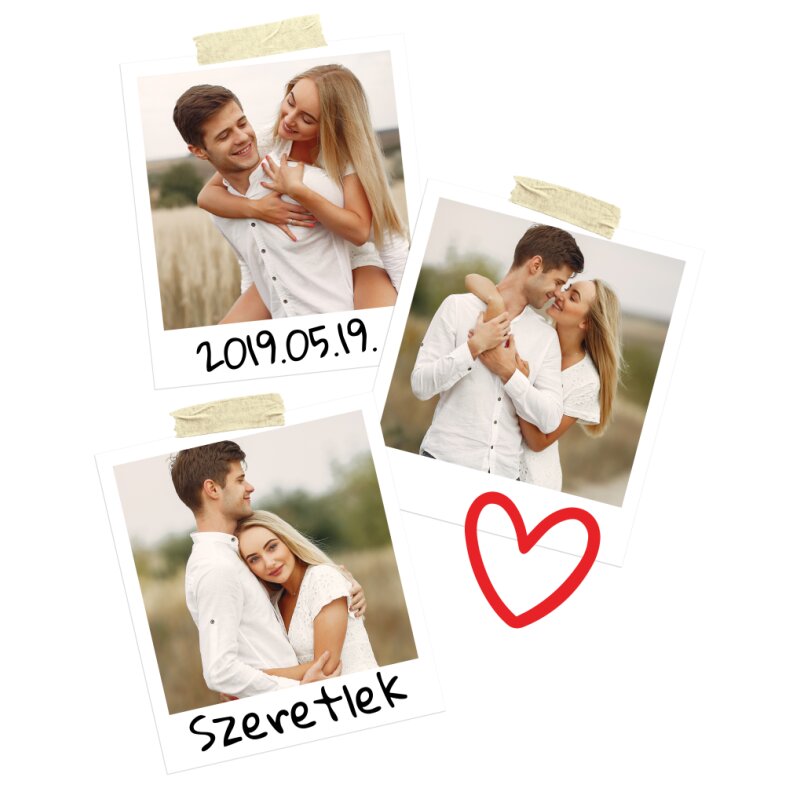Polaroid photos - handwritten, FREE TEXTILE PEN - MyLife Plus