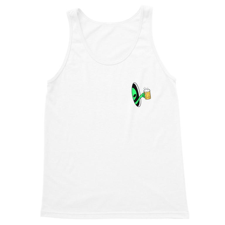 Beer-Drinking Alien – Paired Heart Print