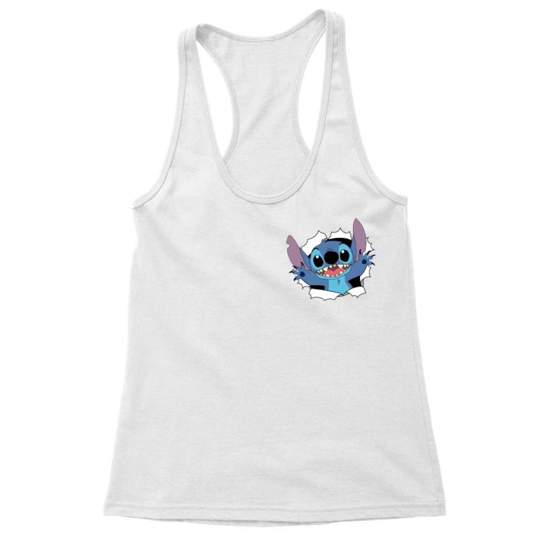 Stitch Jumping In – Paired Heart Print