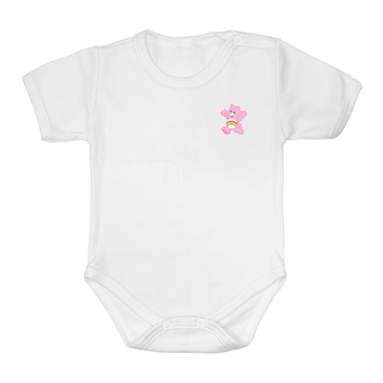 Pink Care Bear - couple heart print