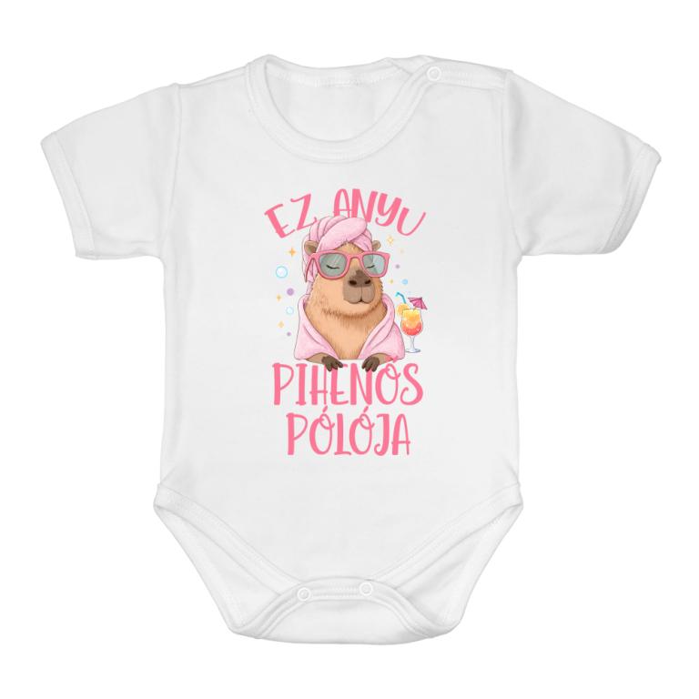 Anyu pihenős pólója - Capybara - Baba Body