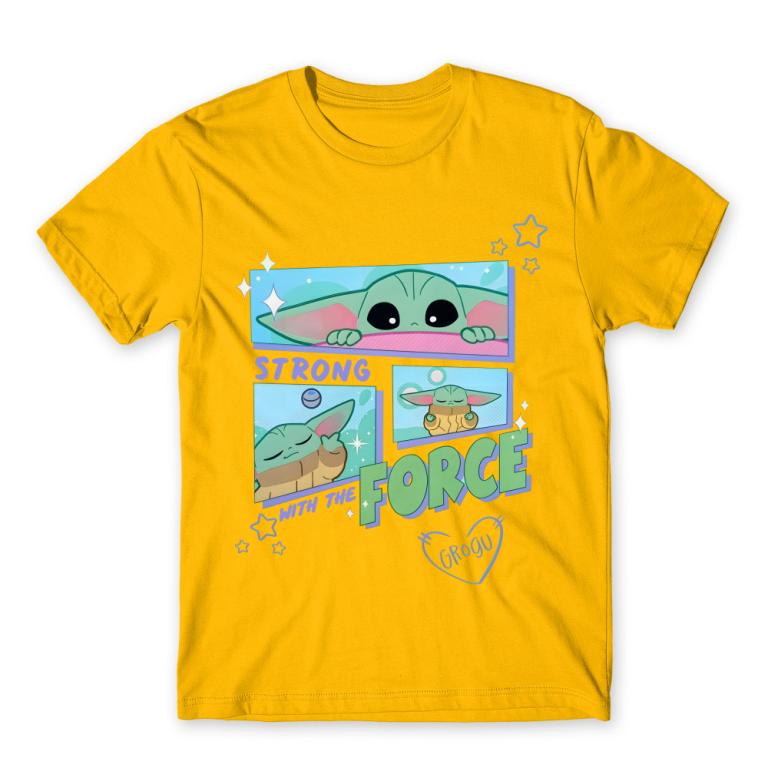 Grogu - Strong with the force - Férfi Póló