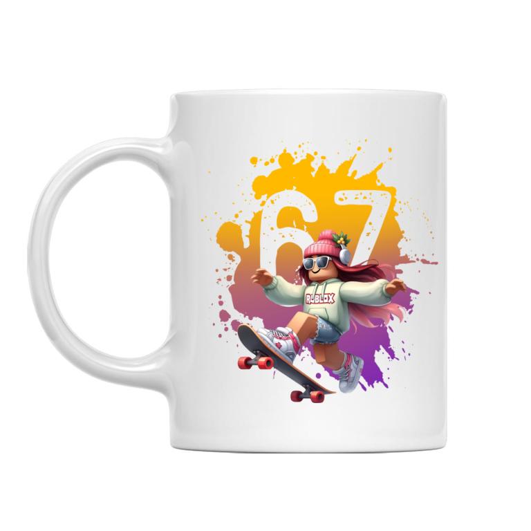 Roblox - 67 Girly - Cană