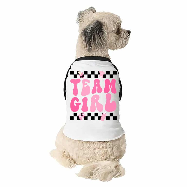 Babyparty - Team Girl - Dog T-shirt