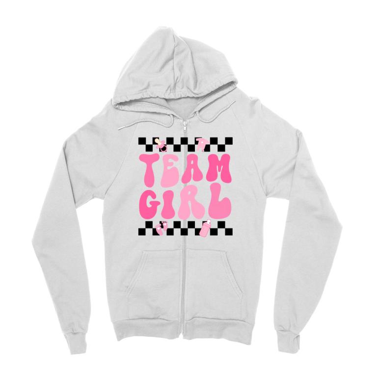 Babyparty - Team Girl - Zip Up Hoodie