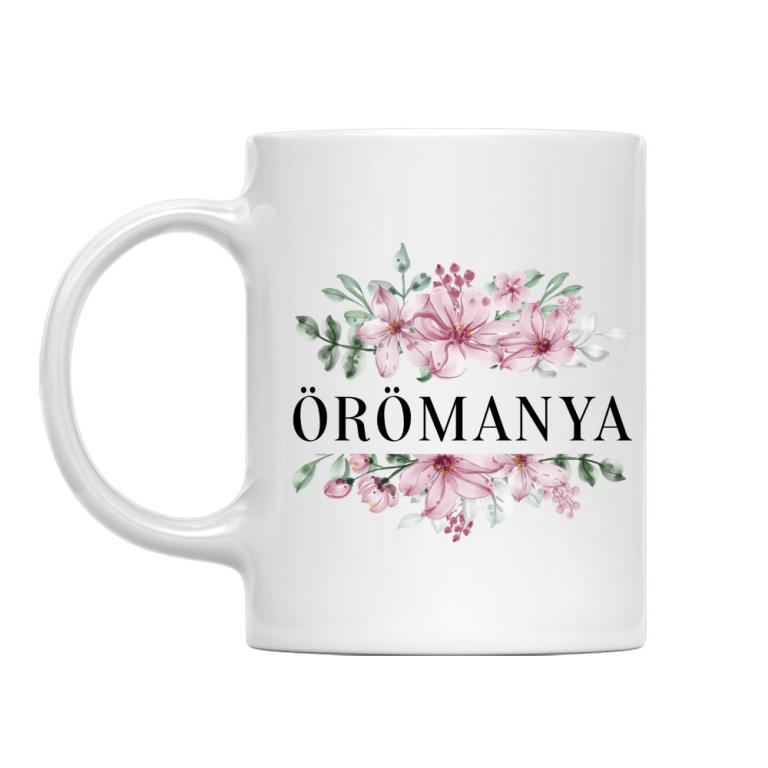 Örömanya - Virágos - Bögre