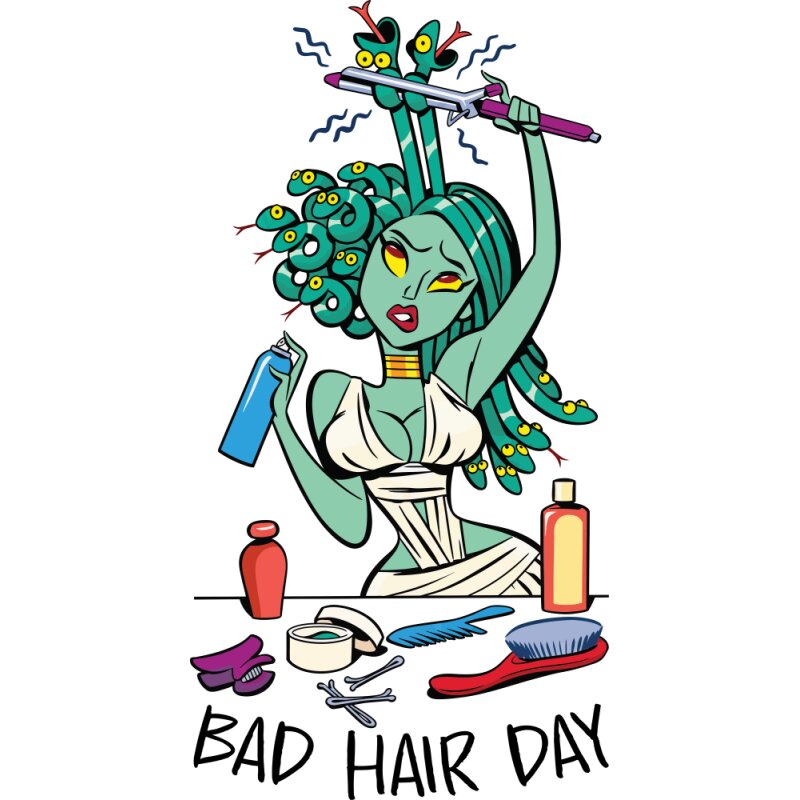 Bad hair day - Medusa
