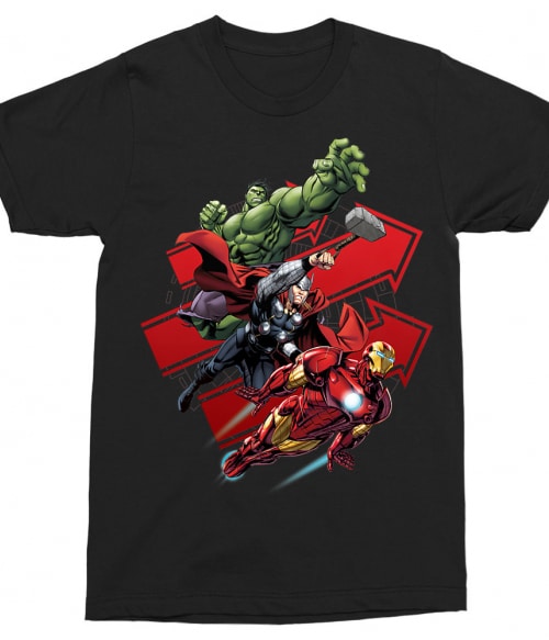 Avengers Trio Póló - Ha Avengers rajongó ezeket a pólókat tuti imádni fogod!