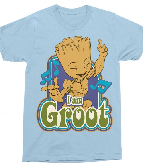 Dancing Groot Marvel Férfi Póló - Marvel