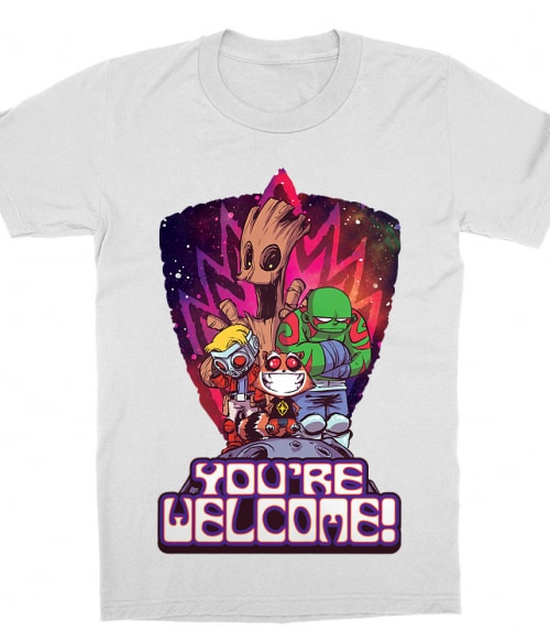 Guardians cartoon Póló - Ha Guardians of the Galaxy rajongó ezeket a pólókat tuti imádni fogod!