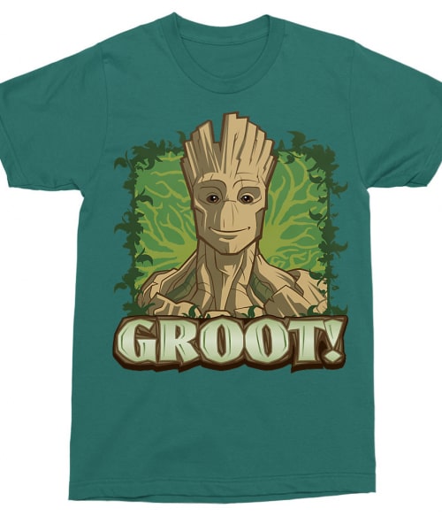 Groot face Guardians of the Galaxy Póló - Marvel