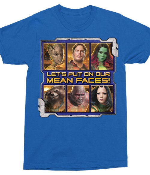 Mean faces Póló - Ha Guardians of the Galaxy rajongó ezeket a pólókat tuti imádni fogod!
