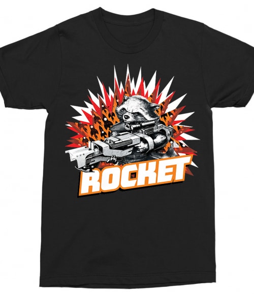 Rocket explosion Póló - Ha Guardians of the Galaxy rajongó ezeket a pólókat tuti imádni fogod!