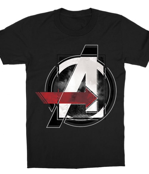 Avengers Grunge Logo Marvel Gyerek Póló - Marvel