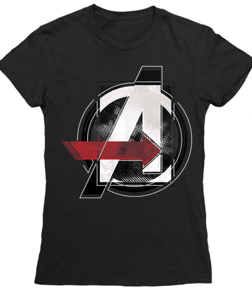 Avengers Grunge Logo Marvel Női Póló - Marvel