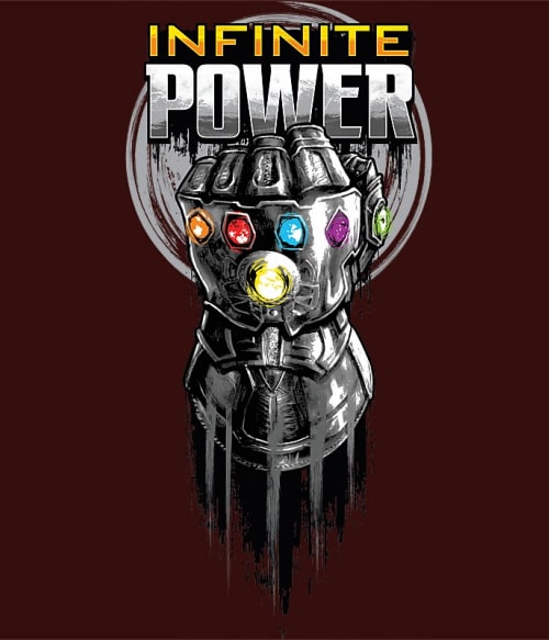 Infinite power Marvel Pólók, Pulóverek, Bögrék - Thanos