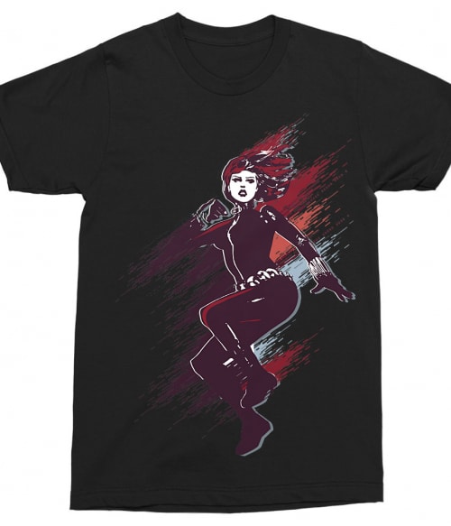 Black Widow splash Póló - Ha Black Widow rajongó ezeket a pólókat tuti imádni fogod!