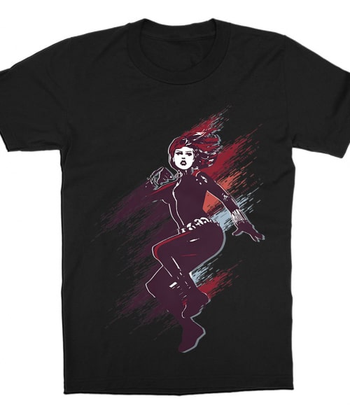 Black Widow splash Póló - Ha Black Widow rajongó ezeket a pólókat tuti imádni fogod!