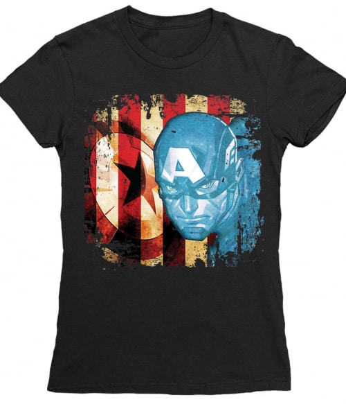 Captain America grunge Póló - Ha Captain America rajongó ezeket a pólókat tuti imádni fogod!