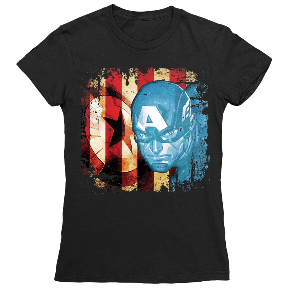 Captain America grunge Fashion Női Póló