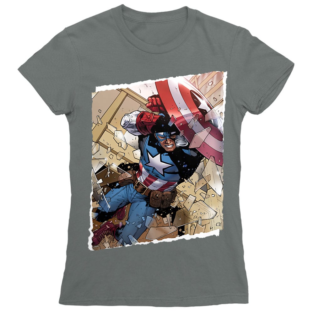 Captain America jump Fashion Női Póló