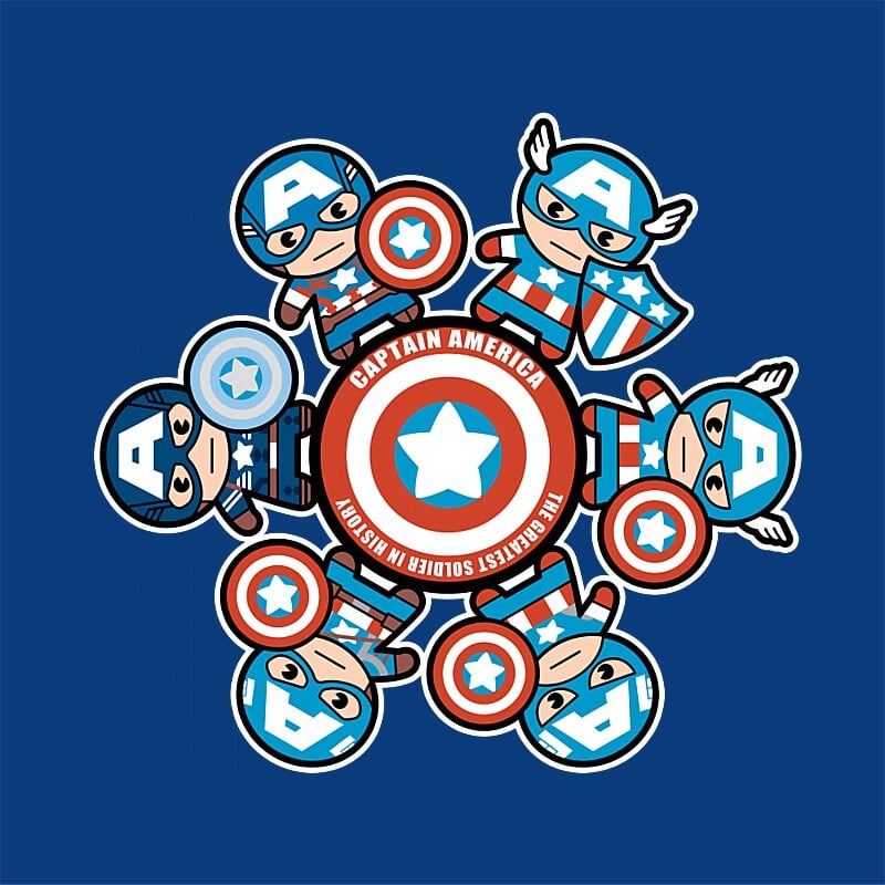 Captain America kawaii