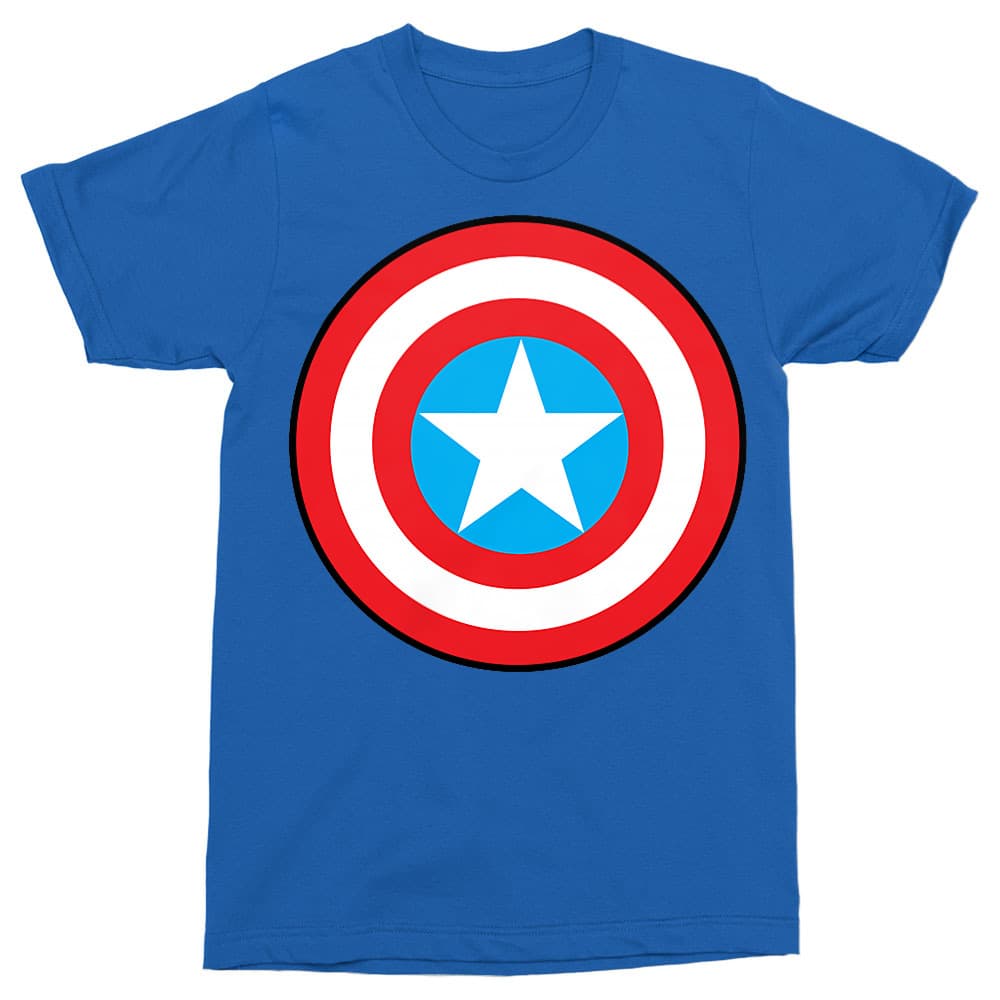 Captain America simple logo Fashion Férfi Póló
