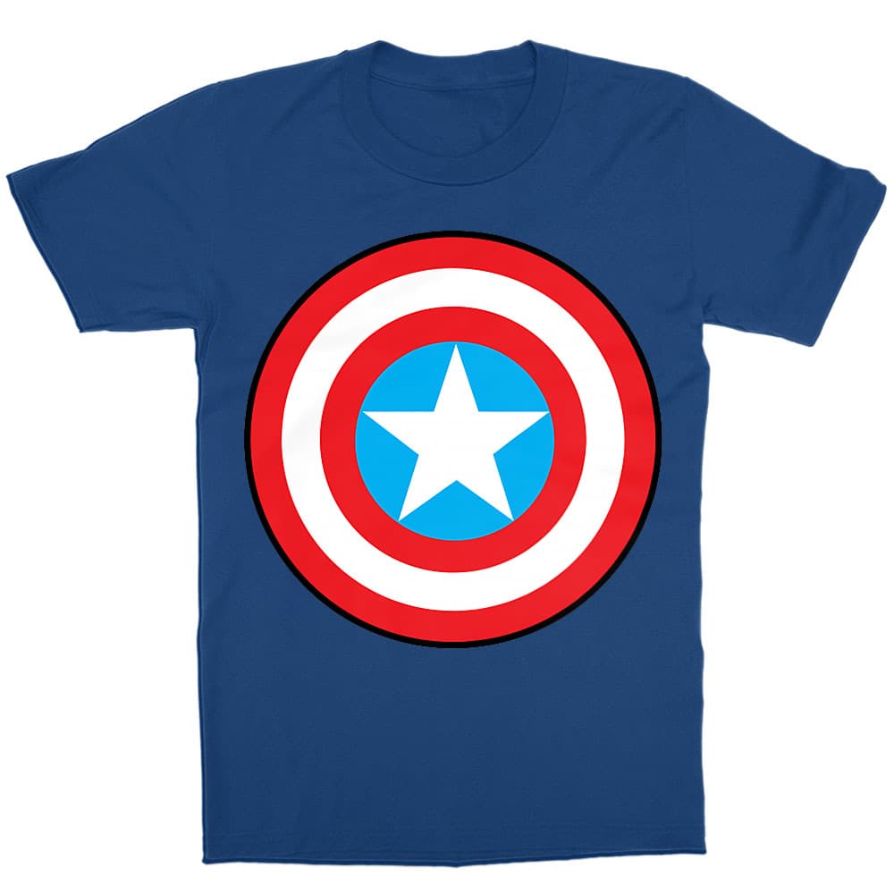 Captain America simple logo Fashion Gyerek Póló