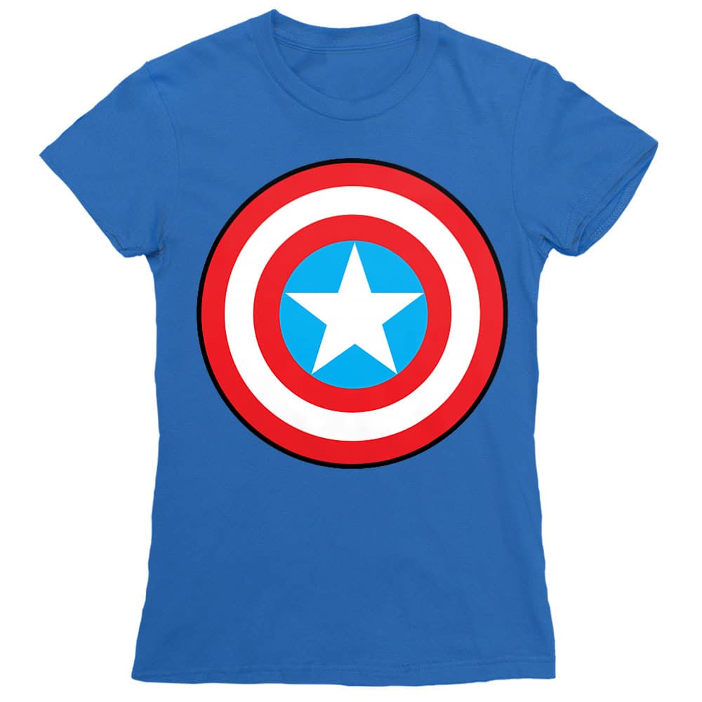 Captain America simple logo Fashion Női Póló