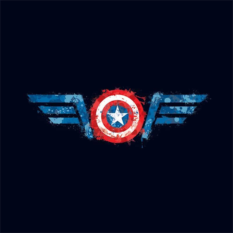 Captain America splash logo