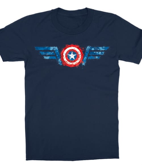 Captain America splash logo Marvel Gyerek Póló - Marvel