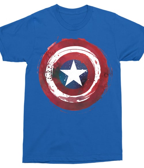 Painted shield Póló - Ha Captain America rajongó ezeket a pólókat tuti imádni fogod!