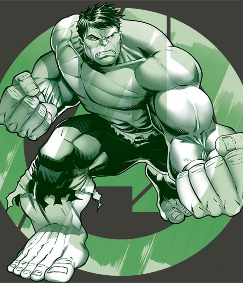 Hulk avengers logo Marvel Pólók, Pulóverek, Bögrék - Marvel