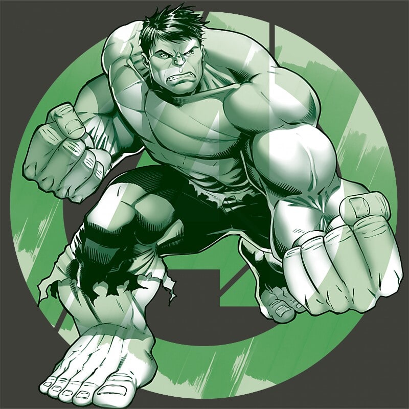 Hulk avengers logo