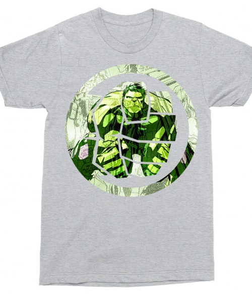 Hulk comics logo Marvel Férfi Póló - Marvel