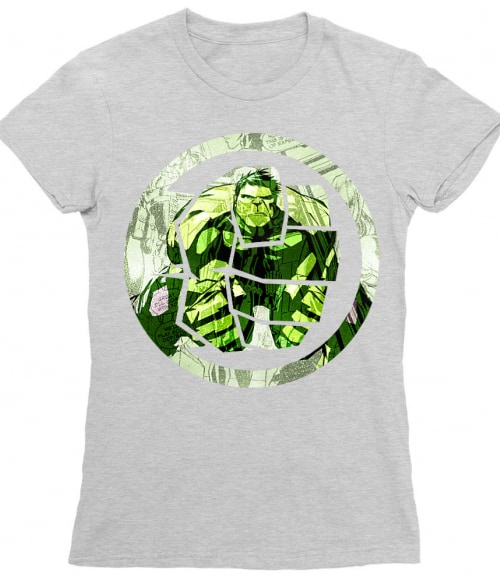 Hulk comics logo Marvel Női Póló - Marvel