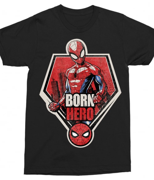 Born Hero york Póló - Pókember